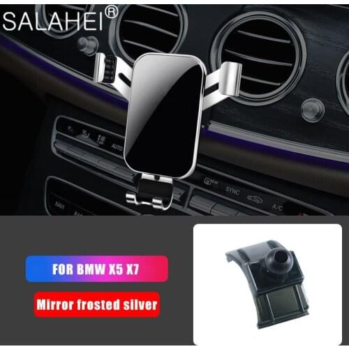Hot Sale Car Phone Holder For BMW X5 X7 Air Vent Mount Mobile Cell Stand GPS Support For iPhone 12 11 Xs Xr X 8 7 Xiaomi Redmi