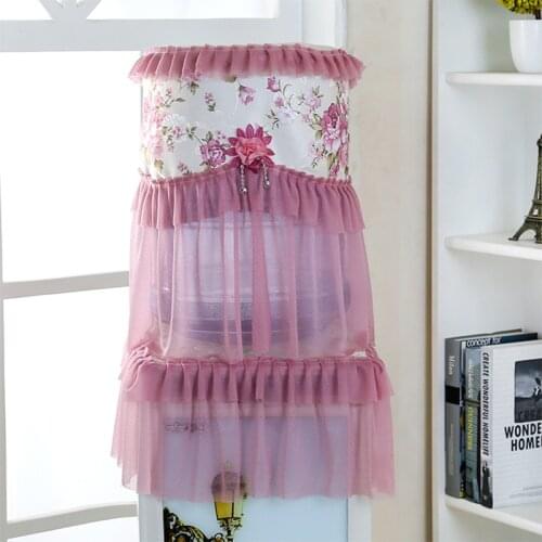 Modern Style Drinking Fountain Cover Beauty Yarn Fabric Dust Cover Pastoral Beauty Yarn Drinking Fountain Cover Water Dispenser