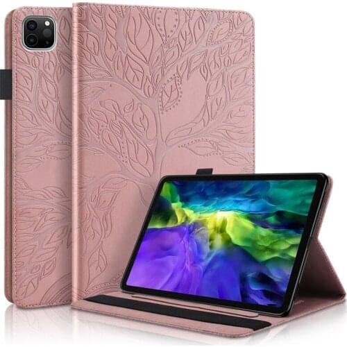 3D Tree Embossed for iPad Pro 11 Case 2021 3th Generation Tablet Cover Funda for iPad Pro 2021 2020 Case 11 11 inch