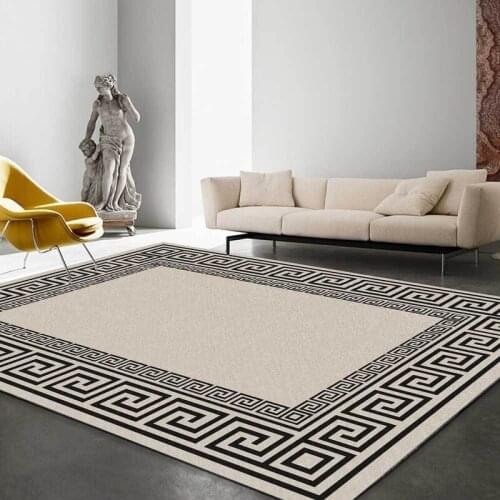 Geometric Anti-slip Carpet for Living Room Home Indoor Printed Decoration Area Rugs Bedroom Bedside Bay Window Sofa Floor Mat