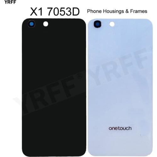 Phone Battery Housings Frames For Alcatel One touch X1 7053D Battery Housing Back Cover Door Plastic Case