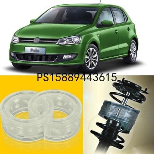 2pcs Power Front /Rear Shock Suspension Cushion Buffer Spring Bumper For Volkswagen Polo