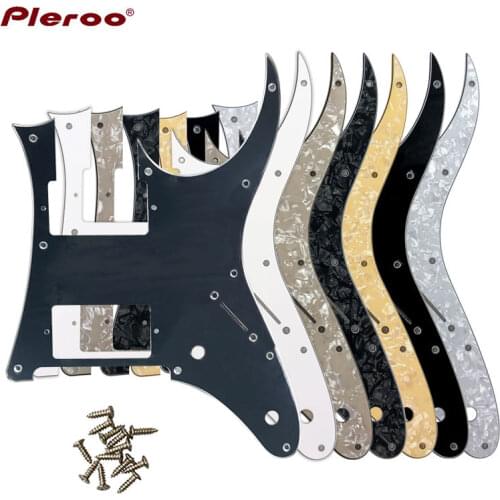 Pleroo Custom electric Guitar Parts - For MIJ 2016 Year Ibanez RG2550Z Guitar Pickguard HH Humbucker Pickup Scratch Plate