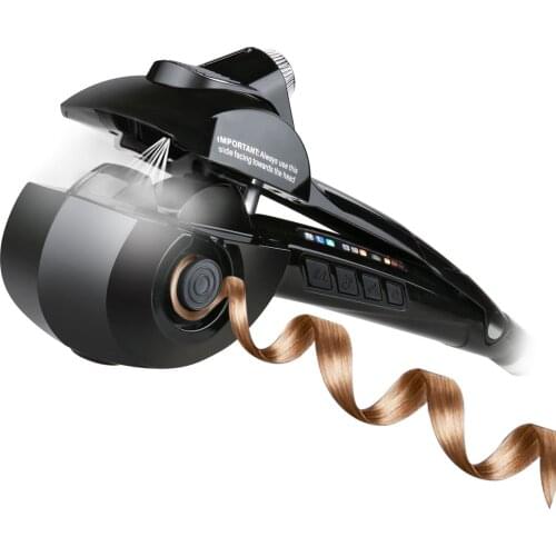 Automatic Curling Iron Steam Auto Hair Curl Spin Rotating Curler Machine Automatic with LED Display Fashion Curl Curling Iron