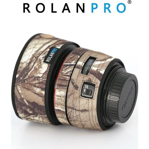 ROLANPRO Camera Lens Coat Camouflage for Canon EF 50mm f1.2L USM Lens Protective Sleeve for Canon SLR lens Protection Case