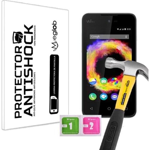 Protector de Pantalla Anti-Shock Anti-Golpe Anti-arañazos Compatible con Wiko Sunset 2