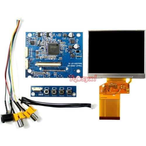 Yqwsyxl New 3.5inch LQ035NC111 320x240 LCD Screen with 2AV LCD controller Board for Satlink WS 6906 Satellite Finder LCD Screen