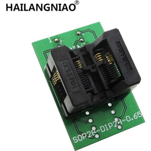 1Pcs SSOP20 to DIP20 Pitch 0.65mm Programmer Adapter IC Test Socket