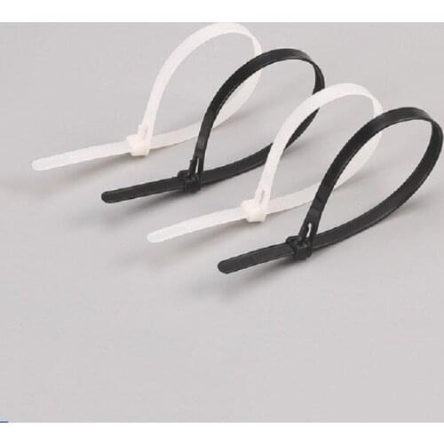 500pcs/Lot 3x60 3x80 3x100 3x120 3x150 Combination Set Self-Locking Plastic Nylon Wire Cable Zip Ties Black or White