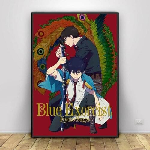 5d Diamond Wall Art Diy Painting Handmade Blue Exorcist Picture Cross Stitch Mosaic Animation Full Square Drill Embroidery Gifts