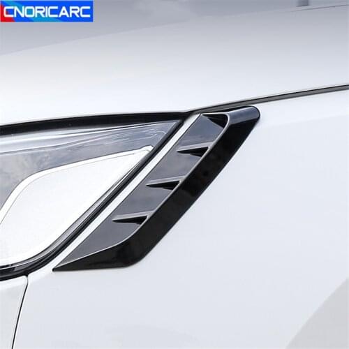 Car Styling Front Headlight Eyebrows Frame Decoration Cover Trim For Audi A4 B9 2020 Rear Lamp Eyebrows Exterior Accessories