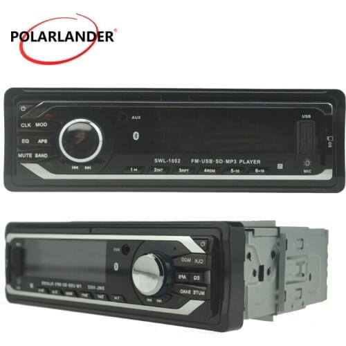 Free shipping Car Electronics Auto radio with remote control 1 din car radio mp3 player support Bluetooth/ USB/SD/AUX