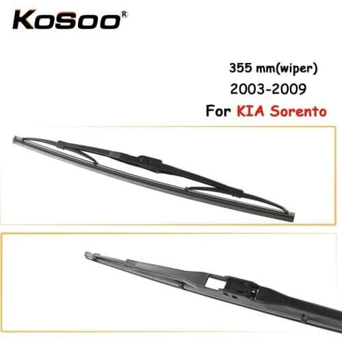 KOSOO Auto Rear Car Wiper Blade For KIA Sorento,355 mm 2003-2009 Rear Window Windshield Wiper Blades,Car Styling Accessories