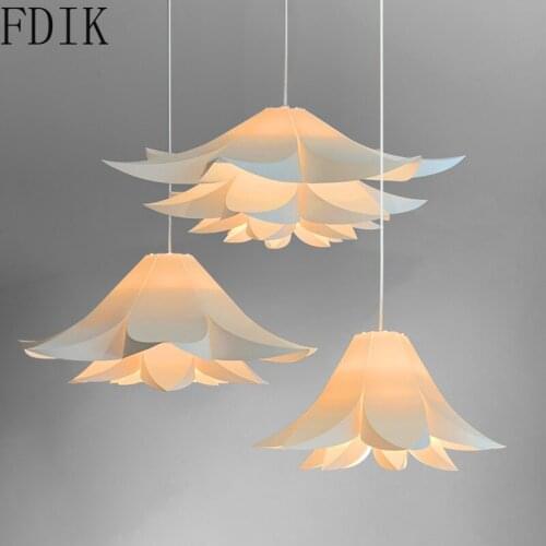 Denmark Pendant Lamp Nordic DIY Lily Petal Hanging Light Interior Decoration for Home Bedroom Restaurant Loft Lighting Fixture