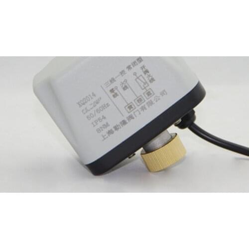 DC12-24V Three line one control Motorized Ball Valve Electrical Actuator Normally Closed