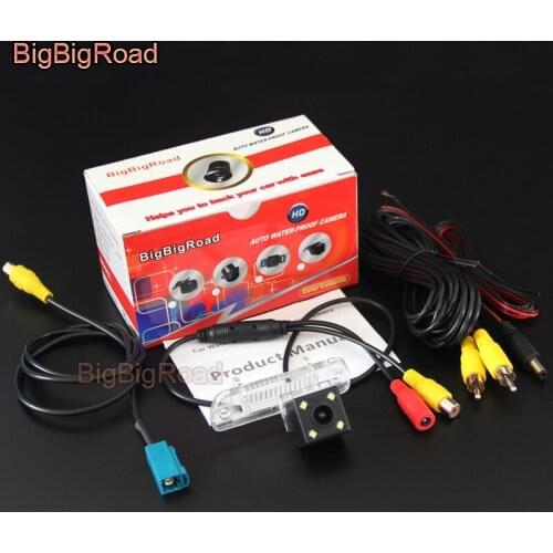 BigBigRoad Car Rear View Reverse Backup Parking Camera For Mercedes Benz M ML W164 ML450 ML350 ML300 ML250 Night Vision