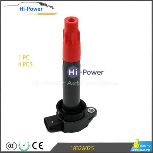 1PCS 4PCS 1832A025 1832A016 UF589 Car Coil/Ignition Coil For Mitsubishi Lancer 2.4 3.0 Outlander Sport 2.0
