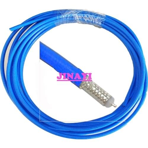 Blue Red Silver 10m RG-402 RG402 Simi Rigid RF coax Coaxial cable Semi-Flexible 50ohm