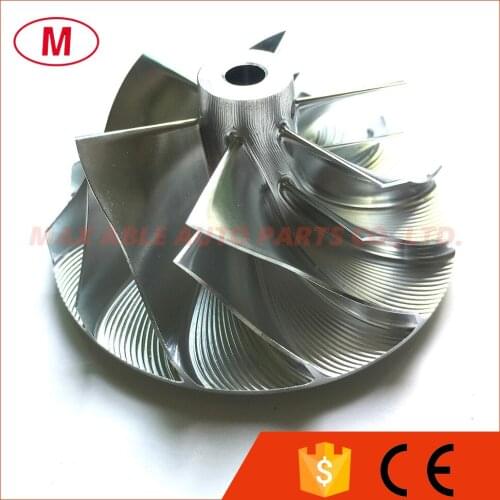 GT15-25 720915-0004/737692-0002 44.39/60.01mm 6+6 blades Turbo Aluminum2618/Milling/Turbo Billet Compressor wheel for 725364