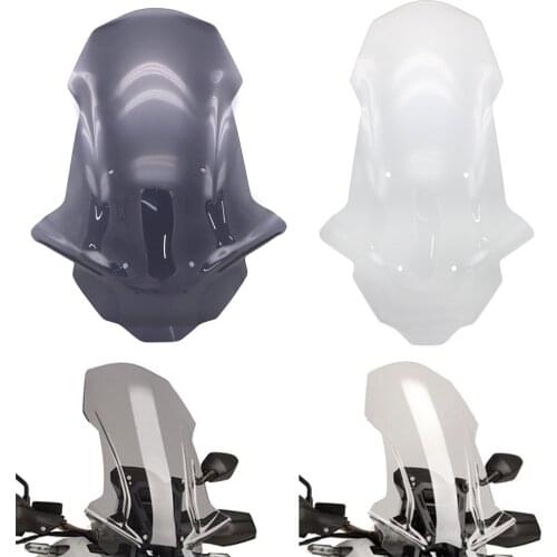 Motorcycle Windscreen Visor Viser Wind Deflectors Windshield for Honda X ADV 750 X-ADV750 XADV 750 2017 2018 2019 Clear Smoke