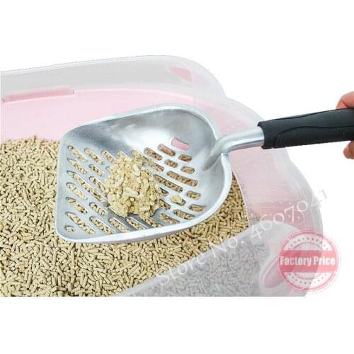 Metal Pet Cat Litter Scoop Stainless Steel Cleanning Tool Puppy Kitten Cozy Sand Scoop Shovel Product Pet Cleaning Supplies
