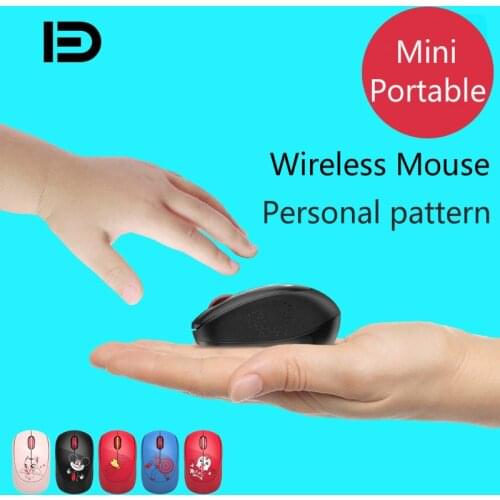 XQ Cartoon Mini Portable Wireless Mouse Fuld i361 Office Games Home Notebook Girls Opto-electric 2.4Ghz Wireless Iron man