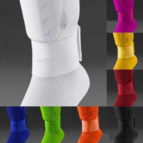 New Shin Guard Fixed Bandage Tape Soccer Shin Pads Prevent Drop Off Elastic Sports Bandage Safety Adjustable 3 Colors Bandage