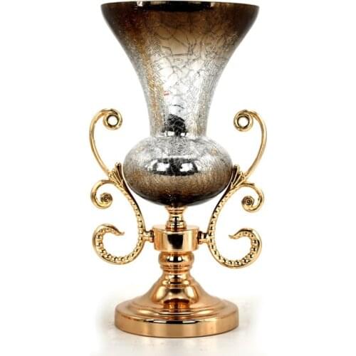 Factory Wholesale tall glass vases for wedding centerpieces crystal vases for wedding centerpieces