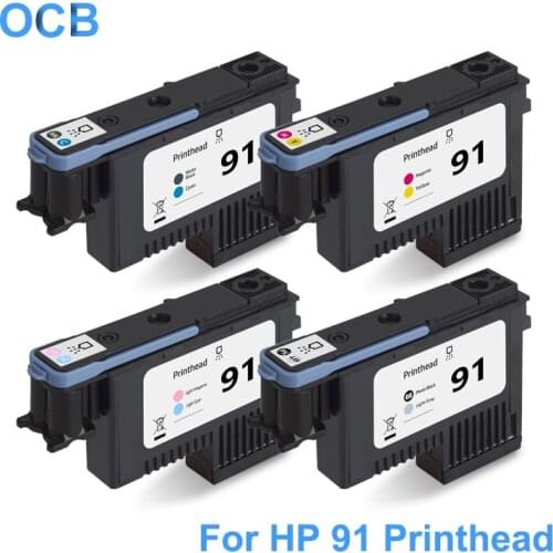 For HP 91 Printhead C9460A C9461A C9462A C9463A Print Head For HP Designjet Z6100 Z6100ps Printer (MBK/C M/Y LM/LC PBK/LGY)