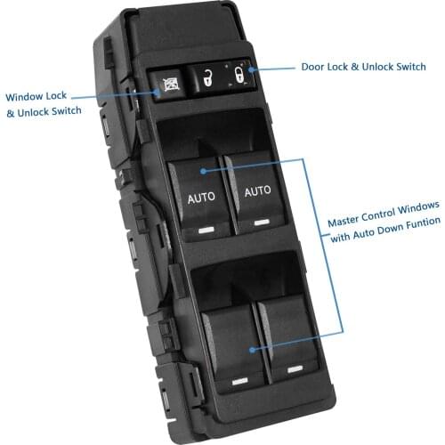 Power Window Switch 4602781AA Power Window Door Switchs for Jeep Grand Cherokee & 06-10 Chrysler 300 Car Supplies