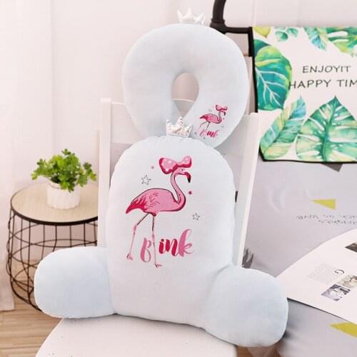 Plush Pillow Neck Waist Surpport Lumbar/Travel Headrest U-shaped Massager Chair Cushions Pillow Dropshipping