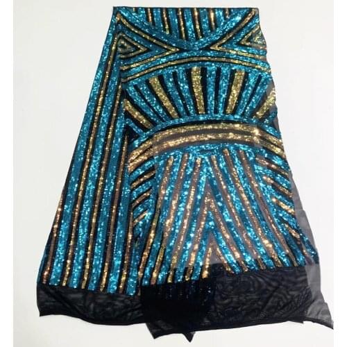 Stretch!! Dazzling Design Sequined Embroidered Fabrics 2020 Naples Italy Nigerian Stretchable Laces Wedding Dresses Net Material