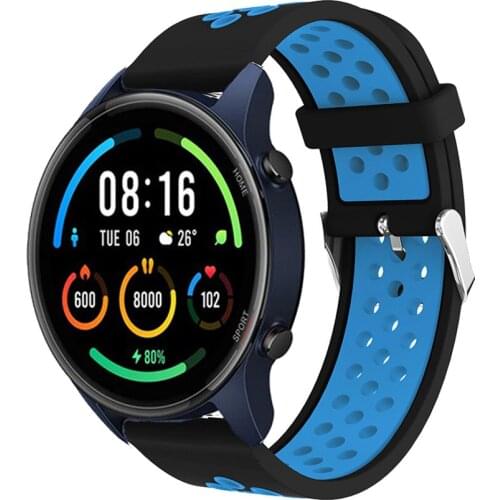For Xiaomi MI Watch Color Global Strap Quick Release 22mm Silicone Watchbands Bracelet Wristband ремешок correa for Amazfit GTR2