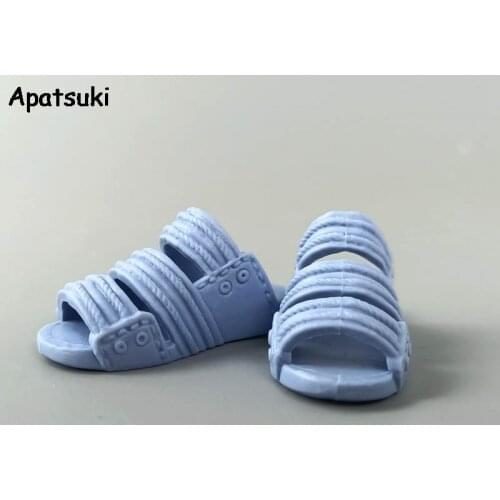 Blue Fashion Doll Shoes For Barbies Boyfriend Prince Ken Casual Slippers For Ken Boy Men Doll 1/6 BJD Dolls Accessories Kid Toy