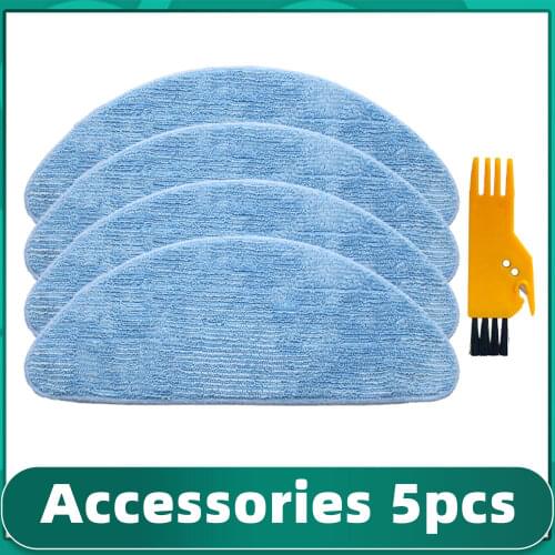 Blue Design Mop Cloth Dishcloth Washable Replacement for Chuwi iLife V7 / V7s Plus Robot Robotic Vacuum Cleaner Accessories