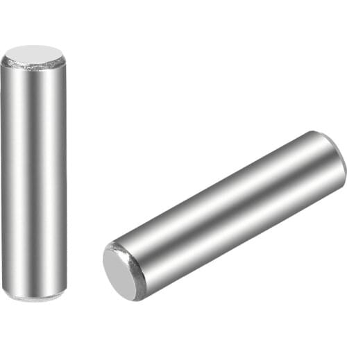 Uxcell 15Pcs 5mm x 20mm Dowel Pin 304 Stainless Steel Cylindrical Shelf Support Pin