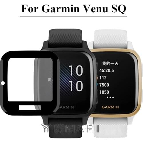 3D Full Coverage Screen Protector For Garmin Venu SQ Smart Watch Anti-Scratch Protective Film Cover for garmin VenuSq