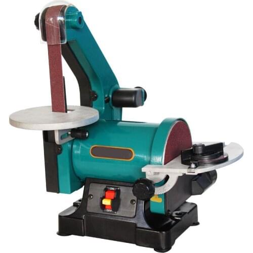 Knife Sharpening Machine Abrasive Belt Polisher Sandpaper Household Sand Disc Machine Woodworking Bench Small One Piece LK