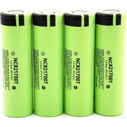 Panasonic NCR21700T 4800mAh 3.7V 21700 Rechargeable Lithium Power Battery High Discharge High Drain Li-ion Batteries HD Cell
