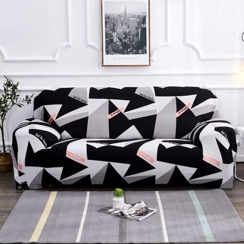 Elastic Slipcovers Sofa Tight Wrap All-inclusive Slip-resistant Sectional L-shape Corner Sofa Cover Couch Cover 1/2/3/4 Seater