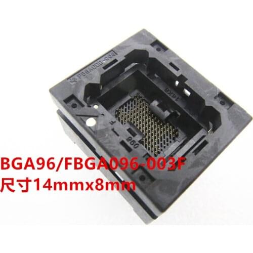 FBGA096-003F BGA96 14*8mm IC Burning seat Adapter testing seat Test Socket test bench in stock