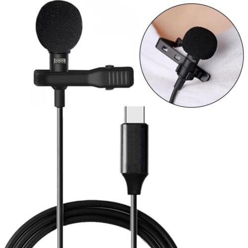 Mini Microphone USB Type-C Interface Devices Omnidirectional Microphone For Teaching Recording YouTube