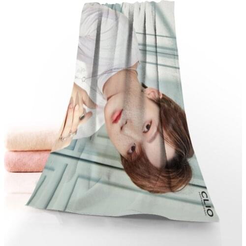 New Custom Fchangbin Towel Printed Cotton Face/Bath Towels Microfiber Fabric For Kids Men Women Shower Towels 70X140cm