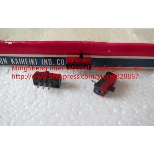 Original new 100% SS-12 0.1A 30V mini 3pin 2gear toggle switch 2MM spacing sliding