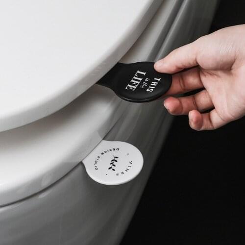 OTHERHOUSE Toilet Seat Lifters Toilet Cover Portable Sanitary Device Handle Avoid Touching Lifting Sticker Bathroom Accessories