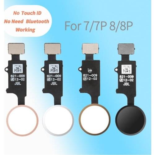 Suitable for iPhone 7, 7Plus, 8, 8Plus back button, with flexible cable, no fingerprint