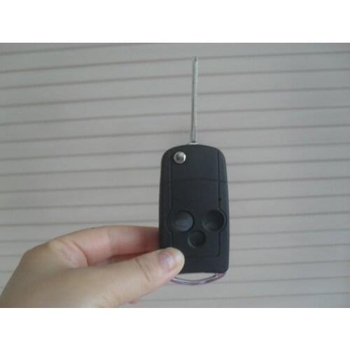 Blank Modified Flip Folding Remote Key Shell For Toyota Camry With 3 Buttons Fob Key Cover