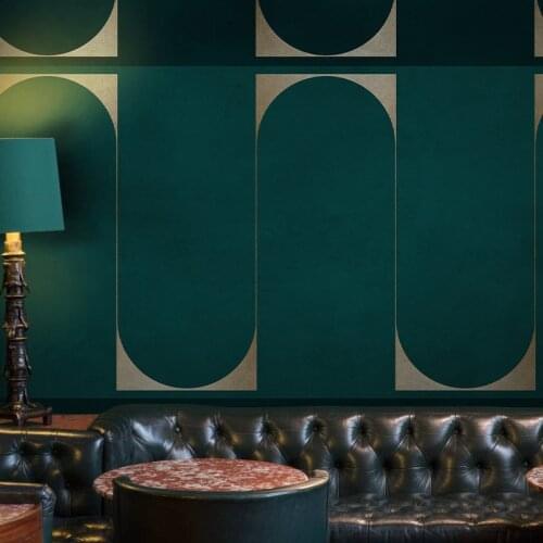 MASAR Modern minimalist geometric custom mural light luxury arched design wallpaper living room sofa background wallpaper Waltz