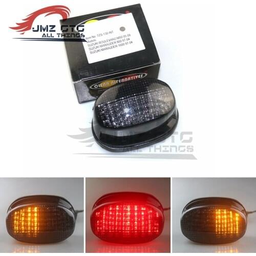 Led Motorcycle Rear Tail Light Brake Turn Signal Integrated For SUZUKI MARAUDER 1600 & MARAUDER800 & BOULEVARD M50