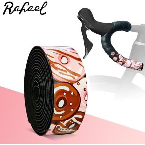 Cycling Road MTB Doughnut Shock Absorption PU Bike Handlebars With Non-slip Breathable Comfortable Colorful Bicycle Belts DD-TTQ